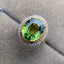 14K GOLD 6.5 CT NATURAL TOURMALINE & DIAMOND RING