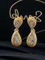 14K GOLD 1.52 CT NATURAL COLOR DIAMOND EARRINGS