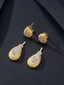 14K GOLD 1.52 CT NATURAL COLOR DIAMOND EARRINGS