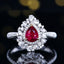 14K GOLD 1.79 CTW NATURAL RUBY & DIAMOND RING/PENDANT