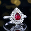 14K GOLD 1.79 CTW NATURAL RUBY & DIAMOND RING/PENDANT