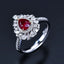 14K GOLD 1.79 CTW NATURAL RUBY & DIAMOND RING/PENDANT