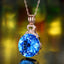 14K GOLD 10.45 CTW NATURAL TOPAZ & DIAMOND PENDANT