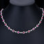 14K GOLD 8.74 CTW NATURAL RUBY & DIAMOND NECKLACE