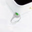 14K GOLD 1.08 CTW NATURAL GREEN DIAMOND & DIAMOND RING/PENDANT