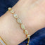 14K GOLD 1.27 CTW NATURAL YELLOW DIAMOND & DIAMOND BRACELET