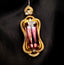 14K GOLD 17.35 CT NATURAL TOURMALINE & DIAMOND PENDANT