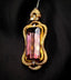 14K GOLD 17.35 CT NATURAL TOURMALINE & DIAMOND PENDANT