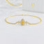 14K GOLD 0.36 CTW NATURAL YELLOW DIAMOND & DIAMOND BRACELET