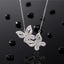 14K GOLD 1.17 CTW NATURAL H DIAMOND NECKLACE