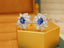 14K GOLD 1.36 CTW NATURAL SAPPHIRE & DIAMOND EARRINGS