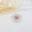 14K GOLD 1.09 CTW NATURAL PINK DIAMOND & DIAMOND RING