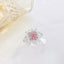 14K GOLD 1.09 CTW NATURAL PINK DIAMOND & DIAMOND RING