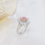 14K GOLD 1.09 CTW NATURAL PINK DIAMOND & DIAMOND RING