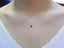 14K GOLD 0.44 CTW VIVID RED NATURAL RUBY & DIAMOND NECKLACE