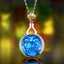 14K GOLD 10.67 CTW NATURAL TOPAZ & DIAMOND PENDANT