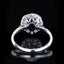 14K GOLD 1.50 CTW NATURAL SAPPHIRE & SAPPHIRE RING