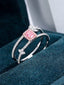 14K GOLD 0.49 CTW NATURAL PINK DIAMOND & DIAMOND RING