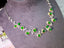 14K GOLD 8.89 CTW VIVID GREEN NATURAL EMERALD & DIAMOND NECKLACE