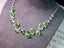 14K GOLD 8.89 CTW VIVID GREEN NATURAL EMERALD & DIAMOND NECKLACE