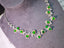 14K GOLD 8.89 CTW VIVID GREEN NATURAL EMERALD & DIAMOND NECKLACE