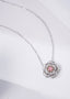 14K GOLD 0.29 CTW NATURAL PINK DIAMOND & DIAMOND NECKLACE