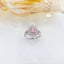 14K GOLD 0.73 CTW NATURAL PINK DIAMOND & DIAMOND RING