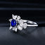 14K GOLD 1.93 CTW NATURAL SAPPHIRE & DIAMOND RING