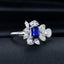 14K GOLD 1.93 CTW NATURAL SAPPHIRE & DIAMOND RING