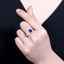 14K GOLD 1.93 CTW NATURAL SAPPHIRE & DIAMOND RING