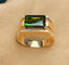 14K GOLD 4.00 CTW NATURAL TOURMALINE & DIAMOND RING