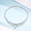 14K GOLD 8.78 CTW NATURAL H DIAMOND NECKLACE