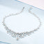 14K GOLD 8.78 CTW NATURAL H DIAMOND NECKLACE