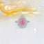 14K GOLD 1.19 CTW NATURAL PINK DIAMOND & DIAMOND RING/PENDANT