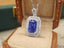 14K GOLD 1.96 CTW NATURAL SAPPHIRE & DIAMOND PENDANT