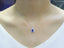 14K GOLD 1.96 CTW NATURAL SAPPHIRE & DIAMOND PENDANT