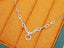 14K GOLD 0.54 CT NATURAL H DIAMOND NECKLACE