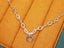 14K GOLD 0.54 CT NATURAL H DIAMOND NECKLACE