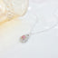 14K GOLD 0.39 CTW NATURAL PINK DIAMOND & DIAMOND NECKLACE