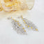 14K GOLD 6.52 CTW NATURAL YELLOW DIAMOND & DIAMOND EARRINGS