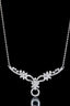 14K GOLD 0.89 CT NATURAL H DIAMOND NECKLACE