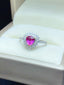 14K GOLD 1.57 CTW NATURAL RUBY & DIAMOND RING