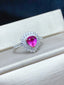 14K GOLD 1.57 CTW NATURAL RUBY & DIAMOND RING