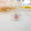 14K GOLD 1.02 CTW NATURAL PINK DIAMOND & DIAMOND RING/PENDANT