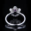 14K GOLD 0.54 CTW NATURAL PADPARADSCHA SAPPHIRE & DIAMOND RING