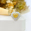 14K GOLD 2.24 CTW NATURAL YELLOW DIAMOND & DIAMOND RING/PENDANT