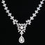 14K GOLD 5.6 CT NATURAL H DIAMOND NECKLACE