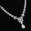 14K GOLD 5.6 CT NATURAL H DIAMOND NECKLACE