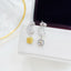 14K GOLD 1.00 CTW NATURAL YELLOW DIAMOND & DIAMOND EARRINGS