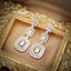 14K GOLD 3.10 CTW NATURAL H DIAMOND EARRINGS